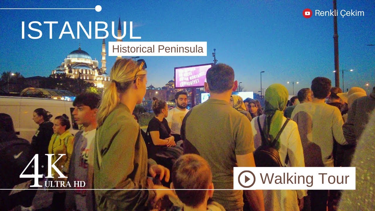 4K | Istanbul Sultanahmet - Eminönü Afternoon Virtual Walking Tour