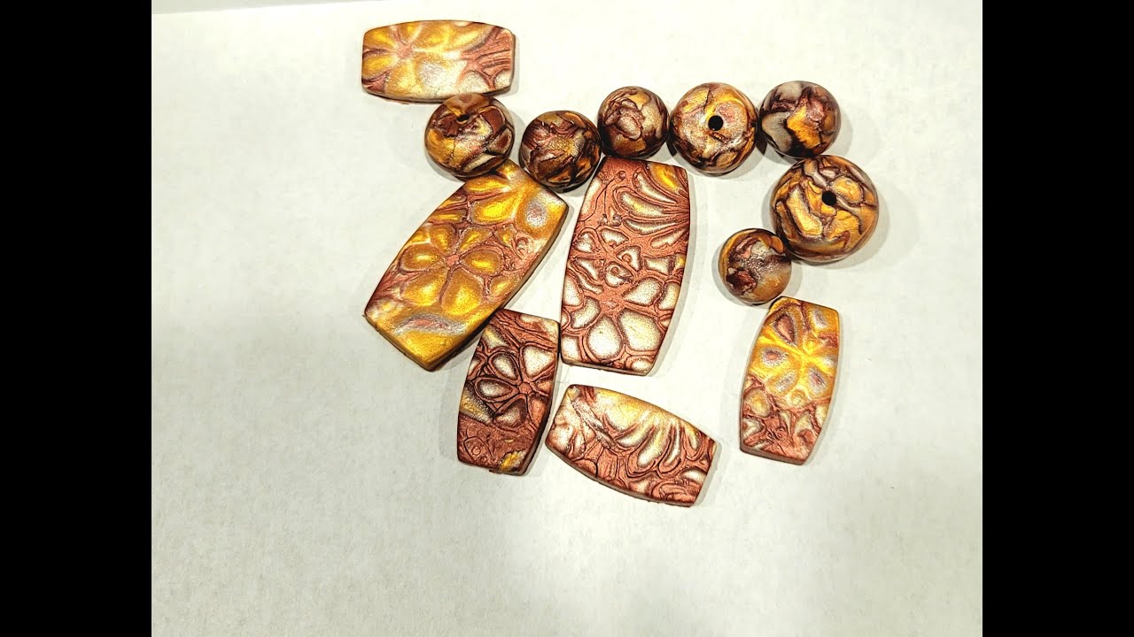 Polymer Clay Abstract Texture Veneer Tuturial