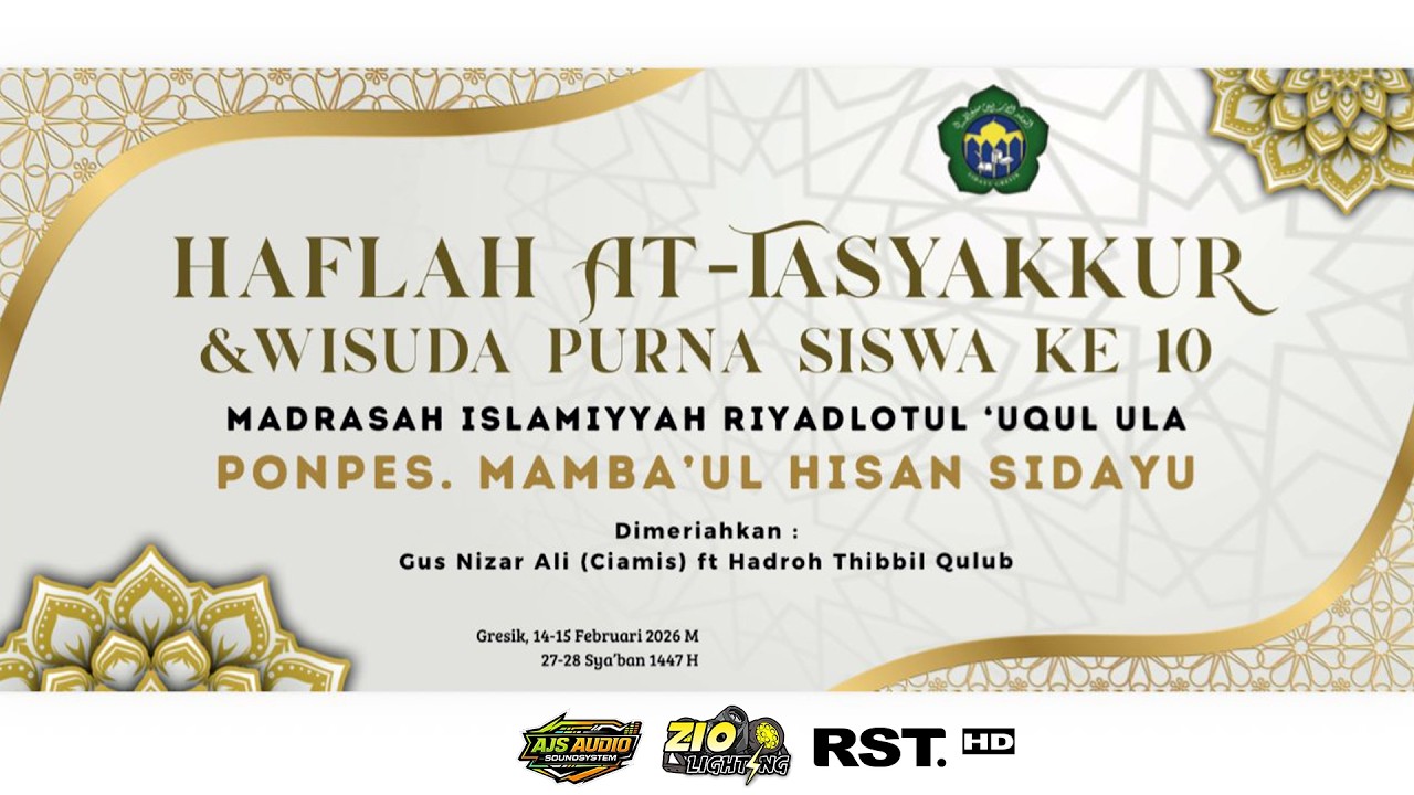 🔴 LIVE STREAMING MAMBA'UL HISAN BERSHOLAWAT BERSAMA GUS NIZAR ALI DARI CIAMIS 2026