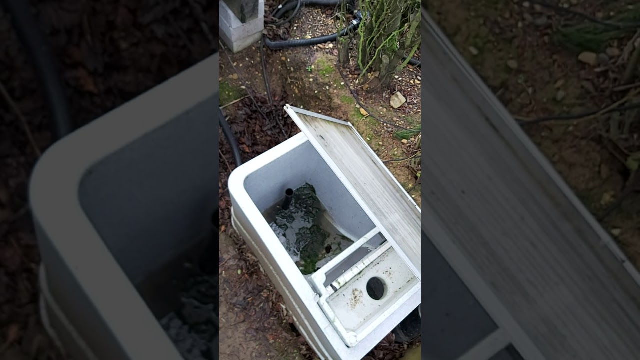 Flushing the Cetus Sieve Blockage Bottom Drain Pond