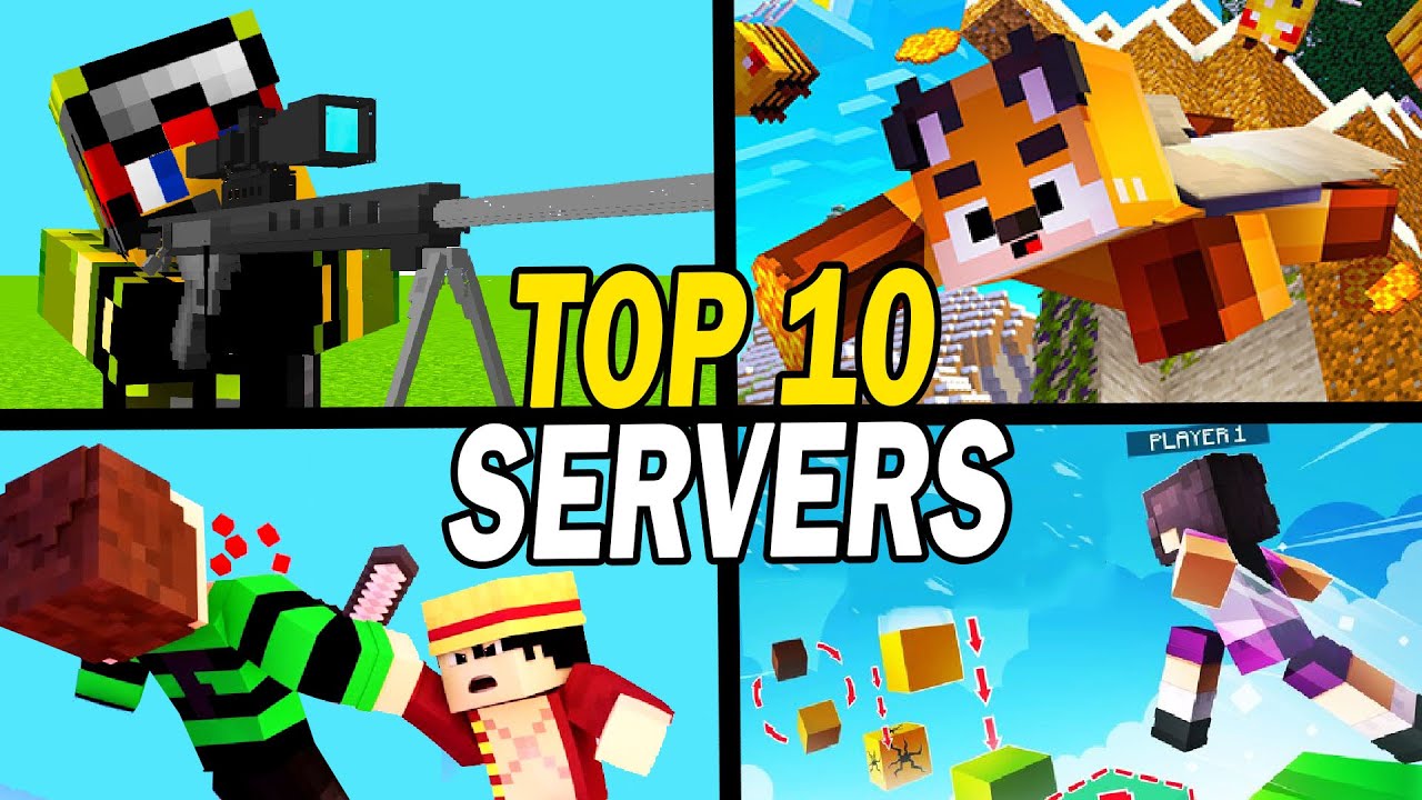 Top 10 BEST Minecraft Servers 2023 (Survival/Skyblock/Factions)