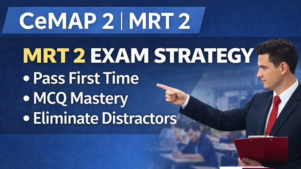 CeMAP 2 (MRT 2) Exam Strategy – How to Pass MTR 2 First Time | Case Study Mastery & MCQ Techniques!