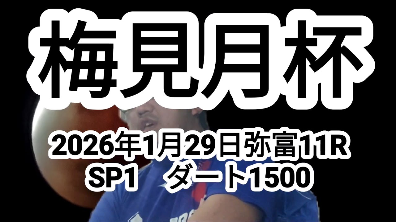 【地方競馬】梅見月杯 SP1（2026年1月29日弥富11R）予想