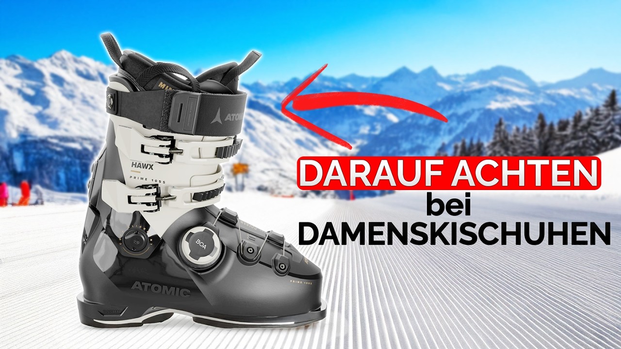 Damenskischuhe richtig anpassen ❄️ | Diese Unterschiede solltest du kennen!