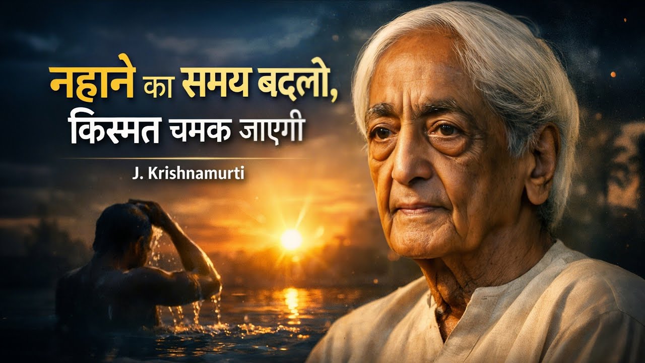 Your Destiny Begins in the Morning | Jiddu Krishnamurti Deep Teachings