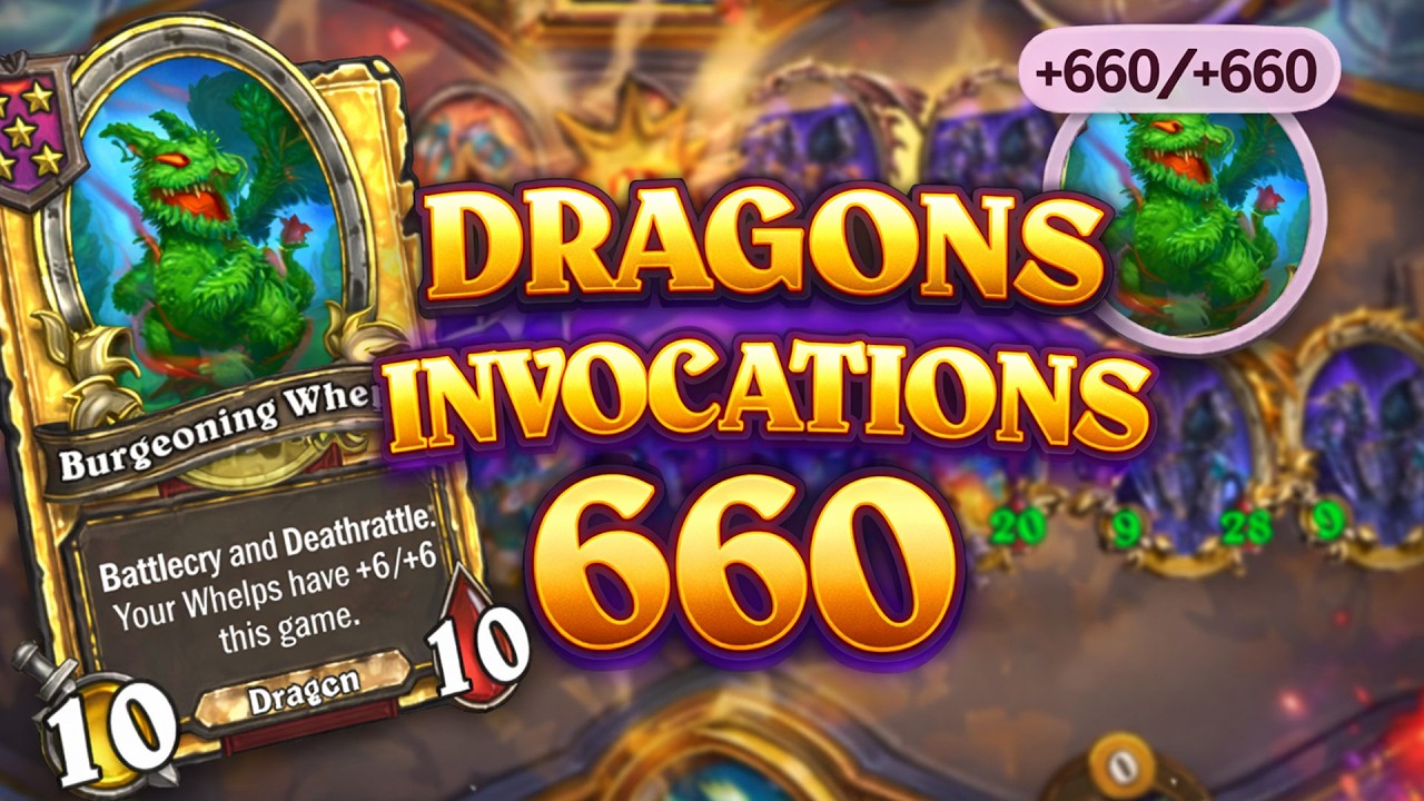 BIG DRAGONS INVOCATIONS 660 HEARTHSTONE BATTLEGROUNDS
