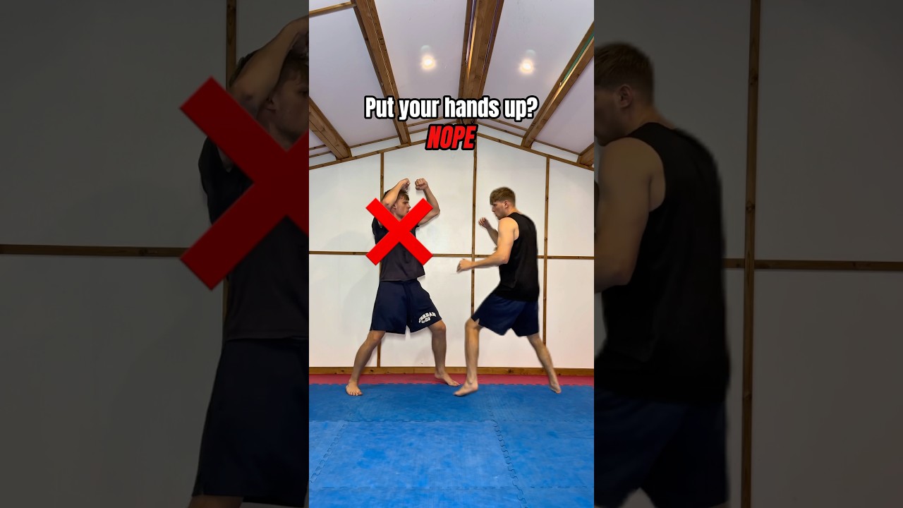Where to put your hands in a fight&hellip;