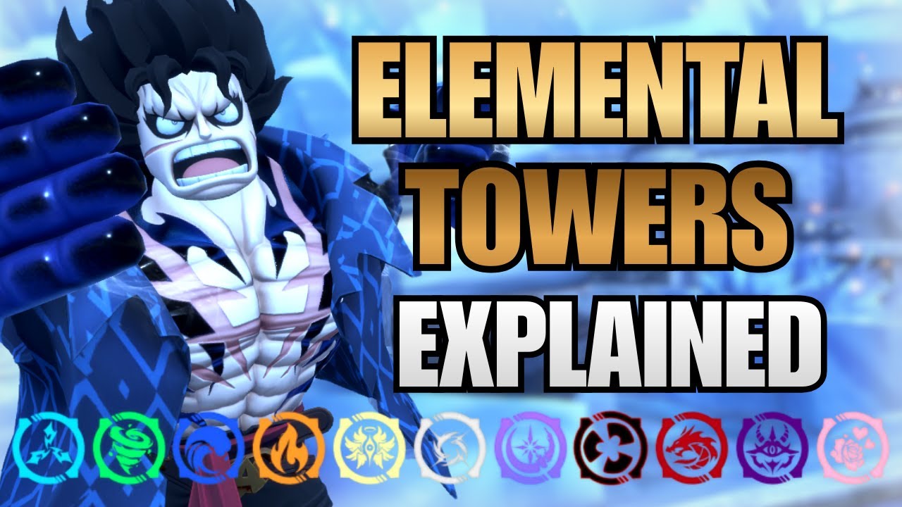 NEW Elemental Towers Mode EXPLAINED | Everything You Need to Know (Anime Vanguards Update 10.0)