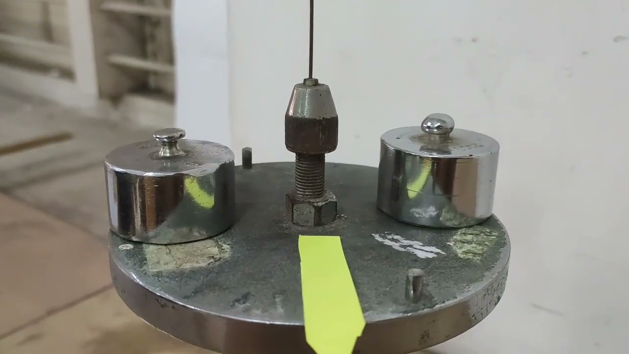 Exp_1 | Torsional Pendulum Experiment | 1st semester | Anna University Syllabus