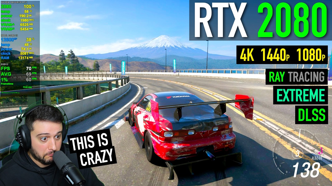 RTX 2080 &mdash; Forza Horizon 6 &mdash; Потрясающе для 8-летней видеокарты!