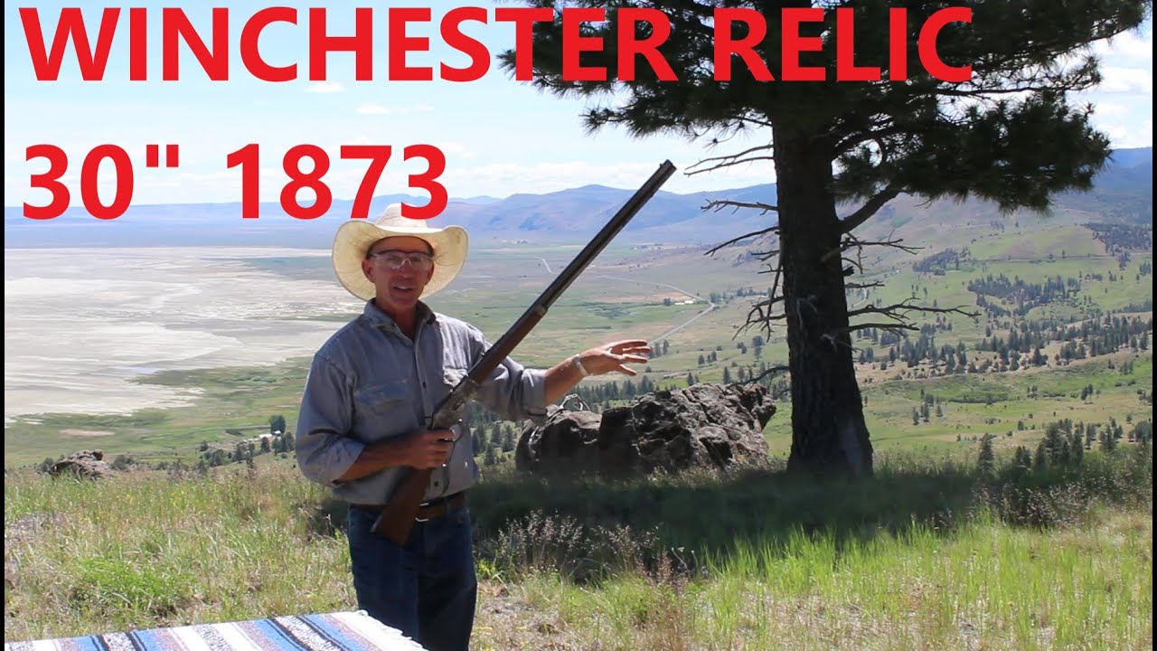 Стрельба из 30-дюймового реликтового ружья Winchester 1873 в калибре 44-40