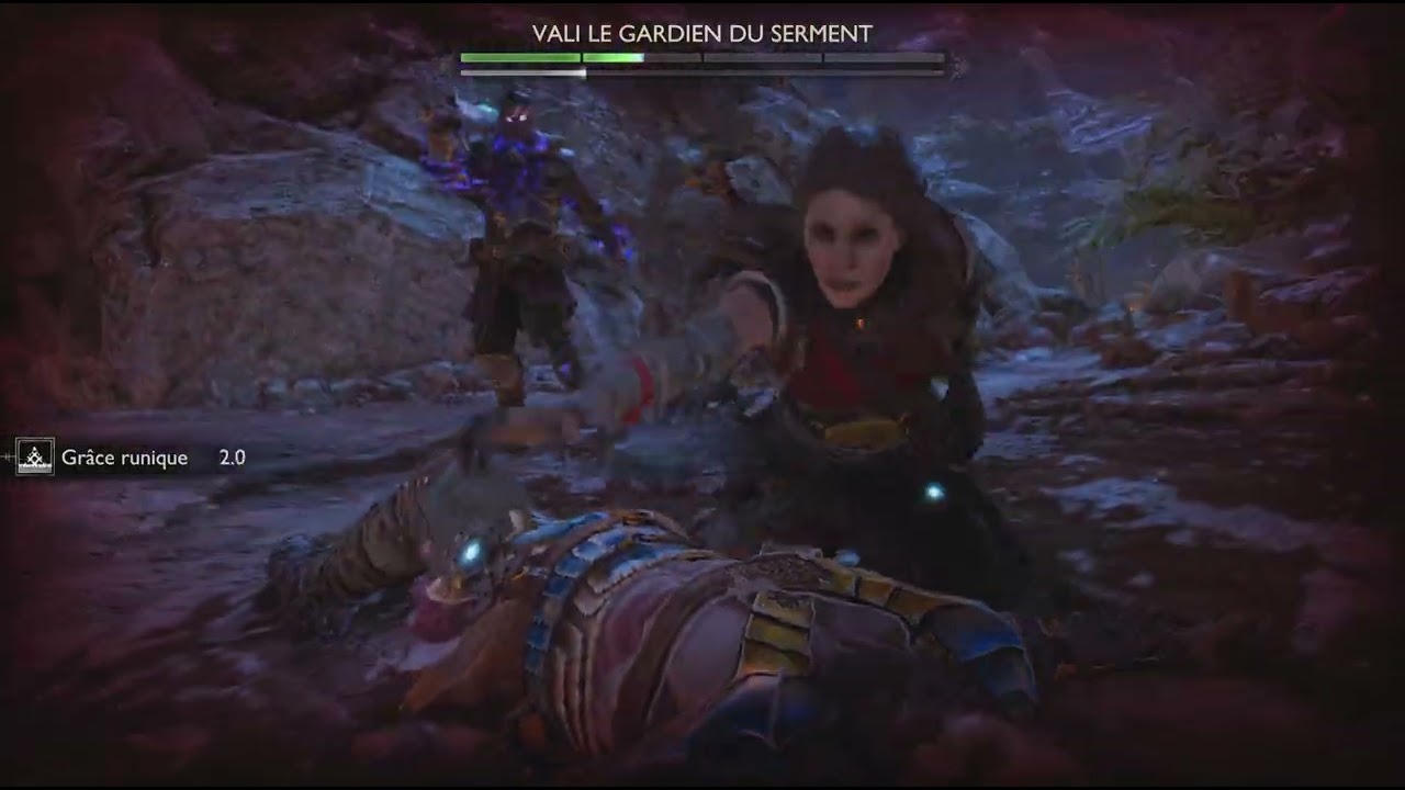 God of War Ragnarok - kratos VS Vali