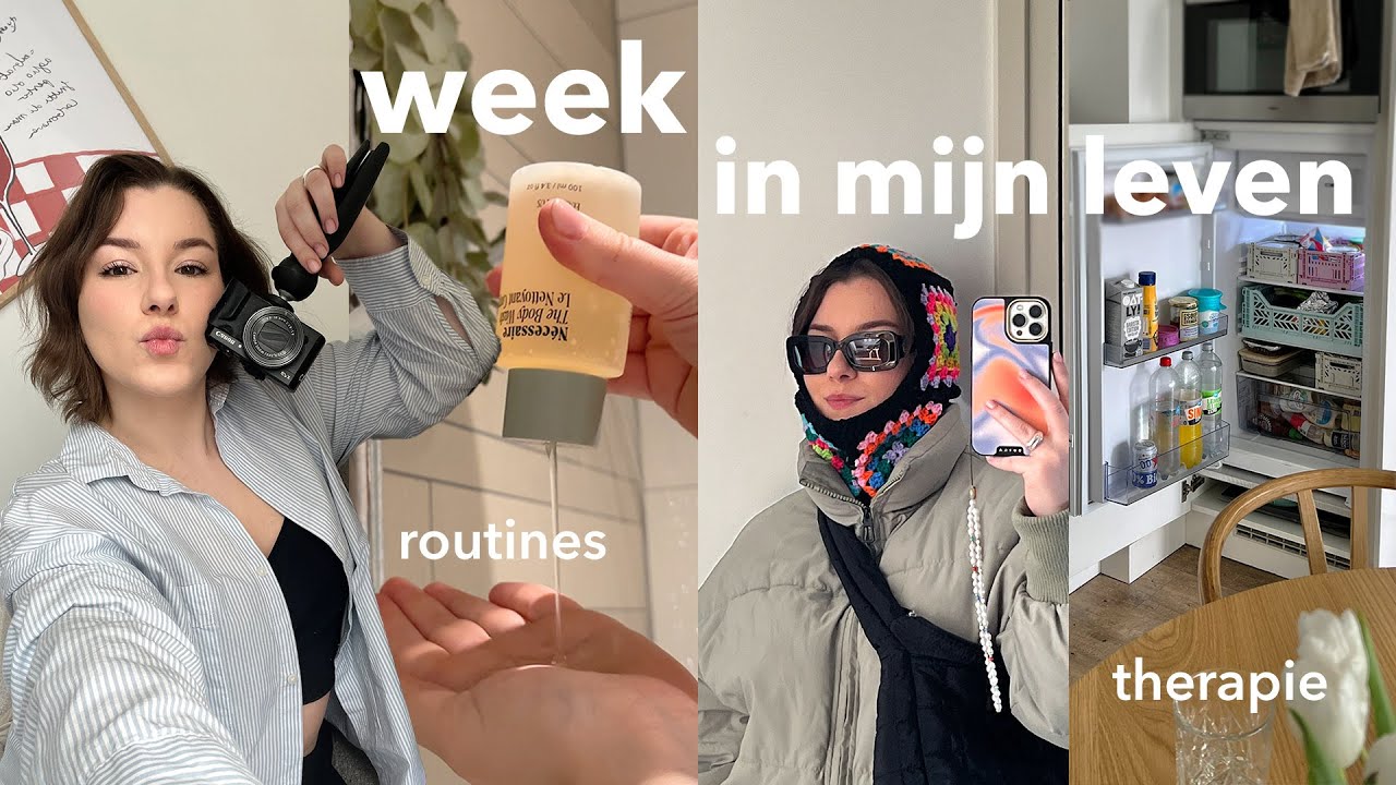 eerste weekvlog van 2024!!! begonnen met therapie, acne medicatie & clean girl routine 🛁🫧⭐️
