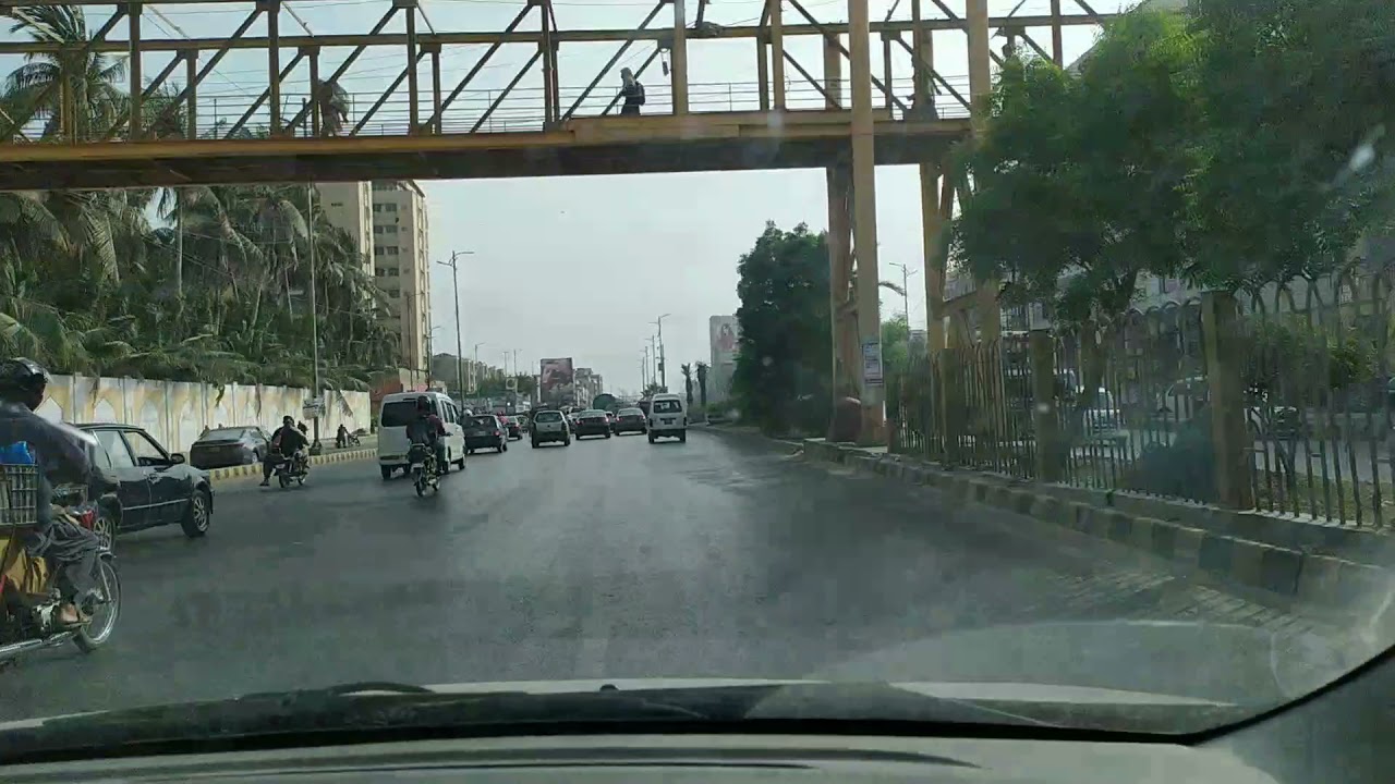 University Road Karachi time lapse