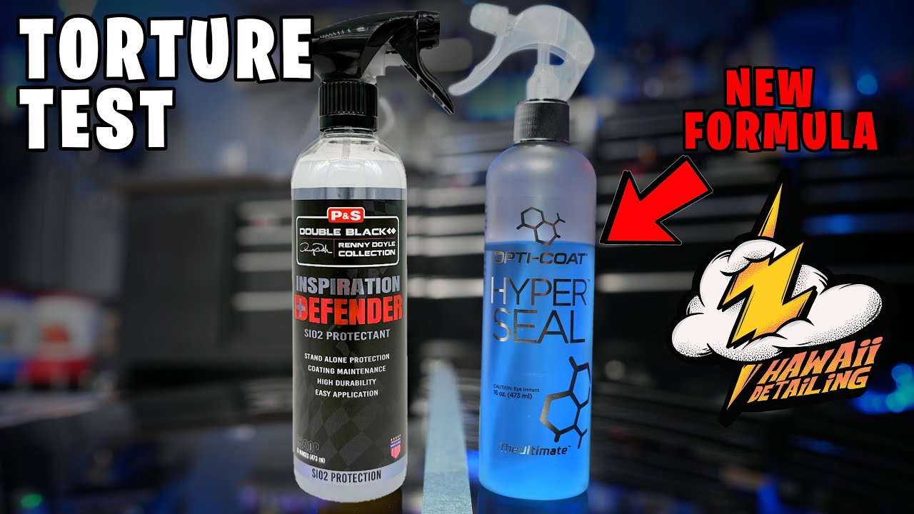 P&S Defender Vs Opti Coat Hyper Seal!! Ceramic Paint Protection Durability Test