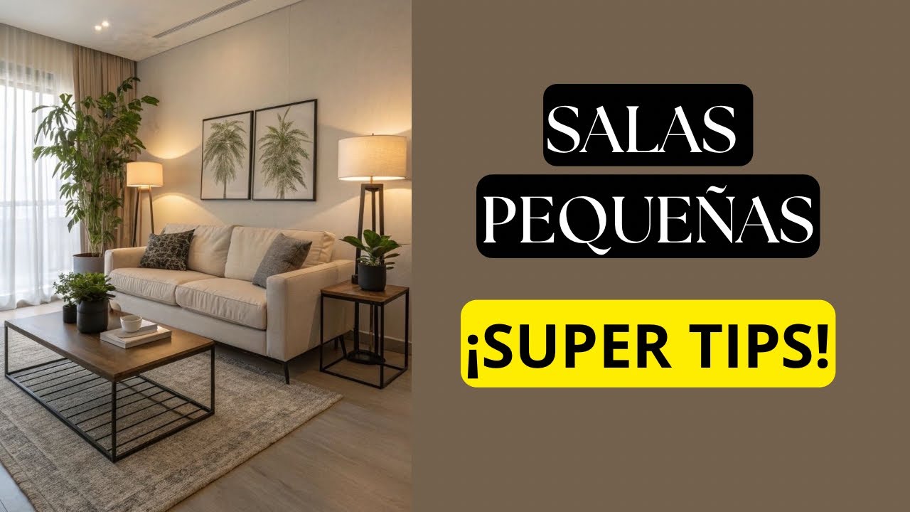 ✨TRUCOS para SALAS PEQUEÑAS | 7 TIPS para DECORAR una SALA PEQUEÑA  #viral #viralvideo #decoración