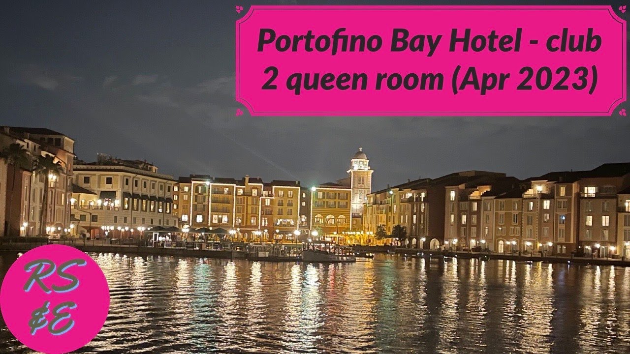Loews Portofino Bay Hotel - Club 2 Queen Room Tour - Universal Orlando Resort (April 2023)