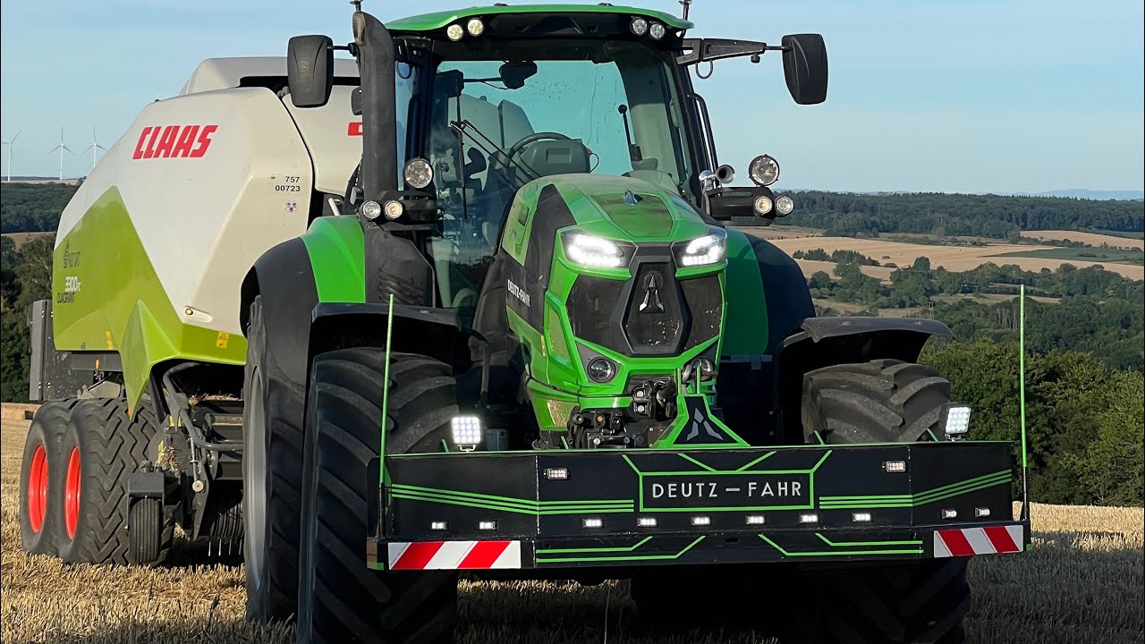 🌾 🤓 MOISSON EPANDAGE D&Eacute;CHAUMAGE PRESSAGE en FULL DEUTZ ! 💨