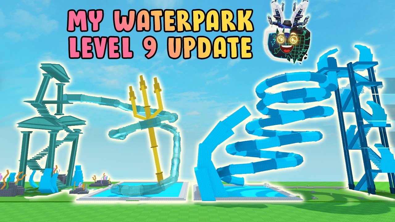 My Waterpark Level 9 Update – 2 New Slides Tested!