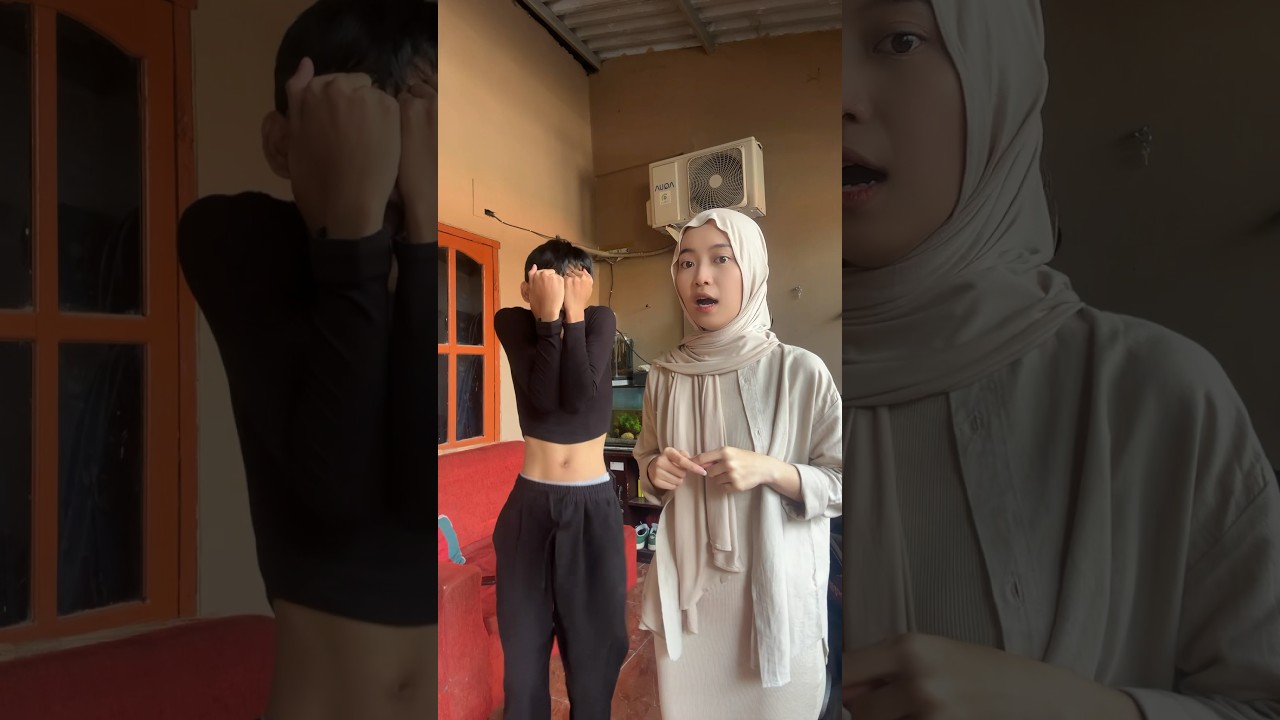 ADAM COSPLAY JADI SYIFA KALO LAGI TIKTOKAN😱