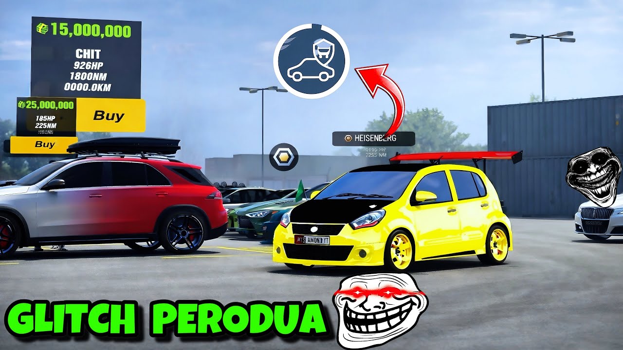 Funny😂Roleplay | Trading My Glitch Car | Perodua Myvi Episode 2 | Car Parking Multiplayer 