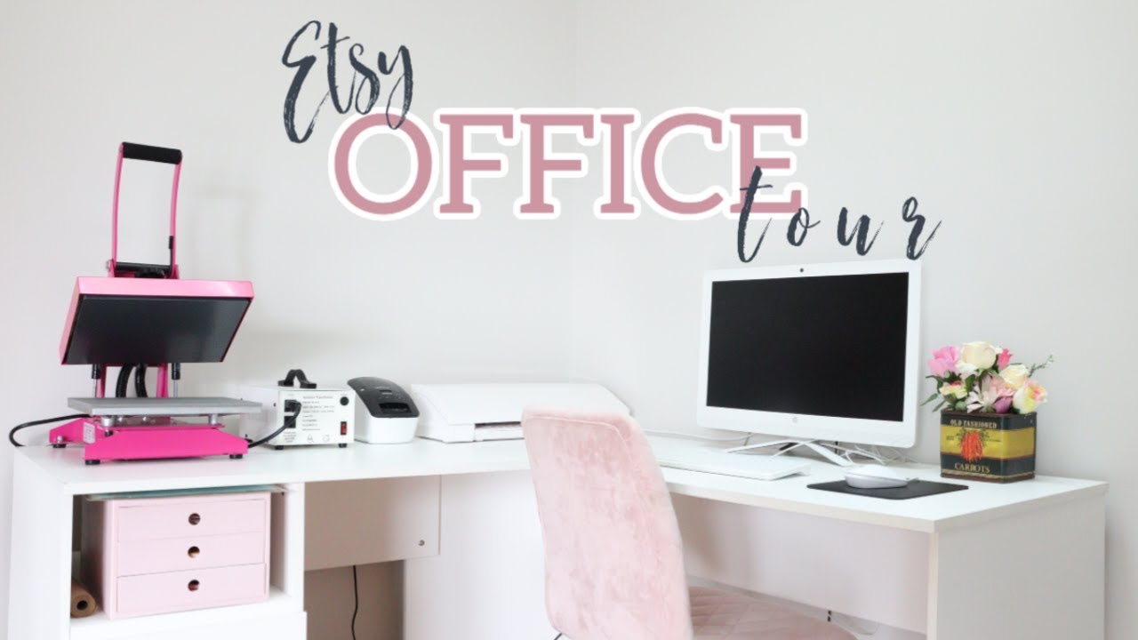 My Etsy Office Tour 2020 | Cayce Anne