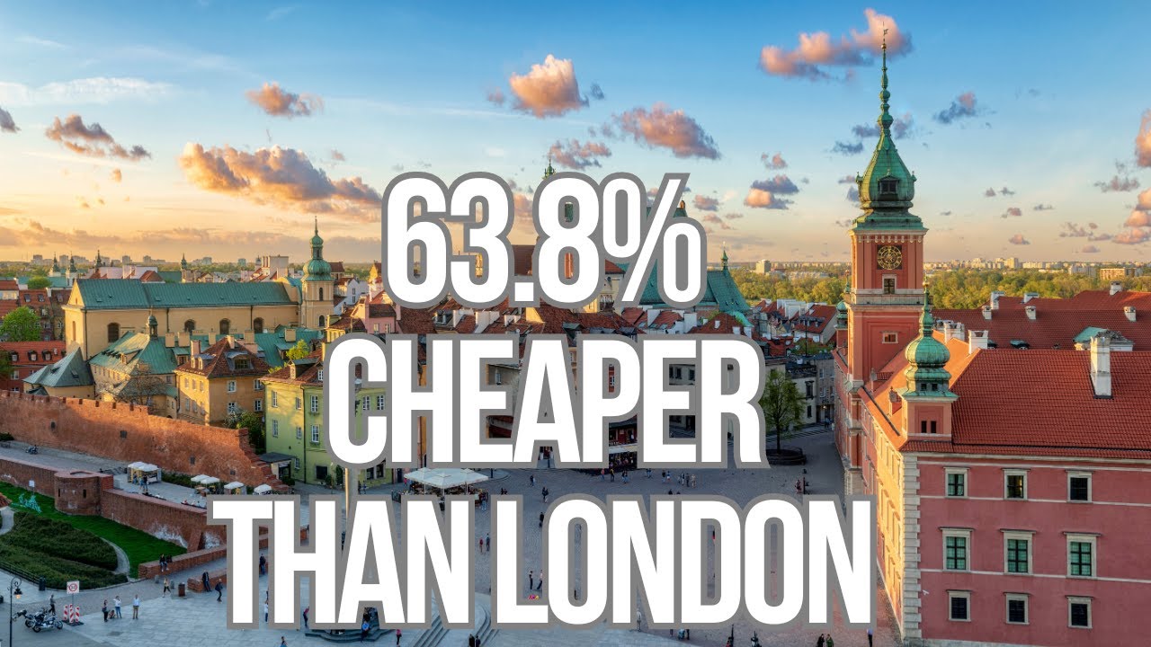 This European Capital is 63.8% Cheaper Than London! | The Cost of Living in Warsaw, Poland.
