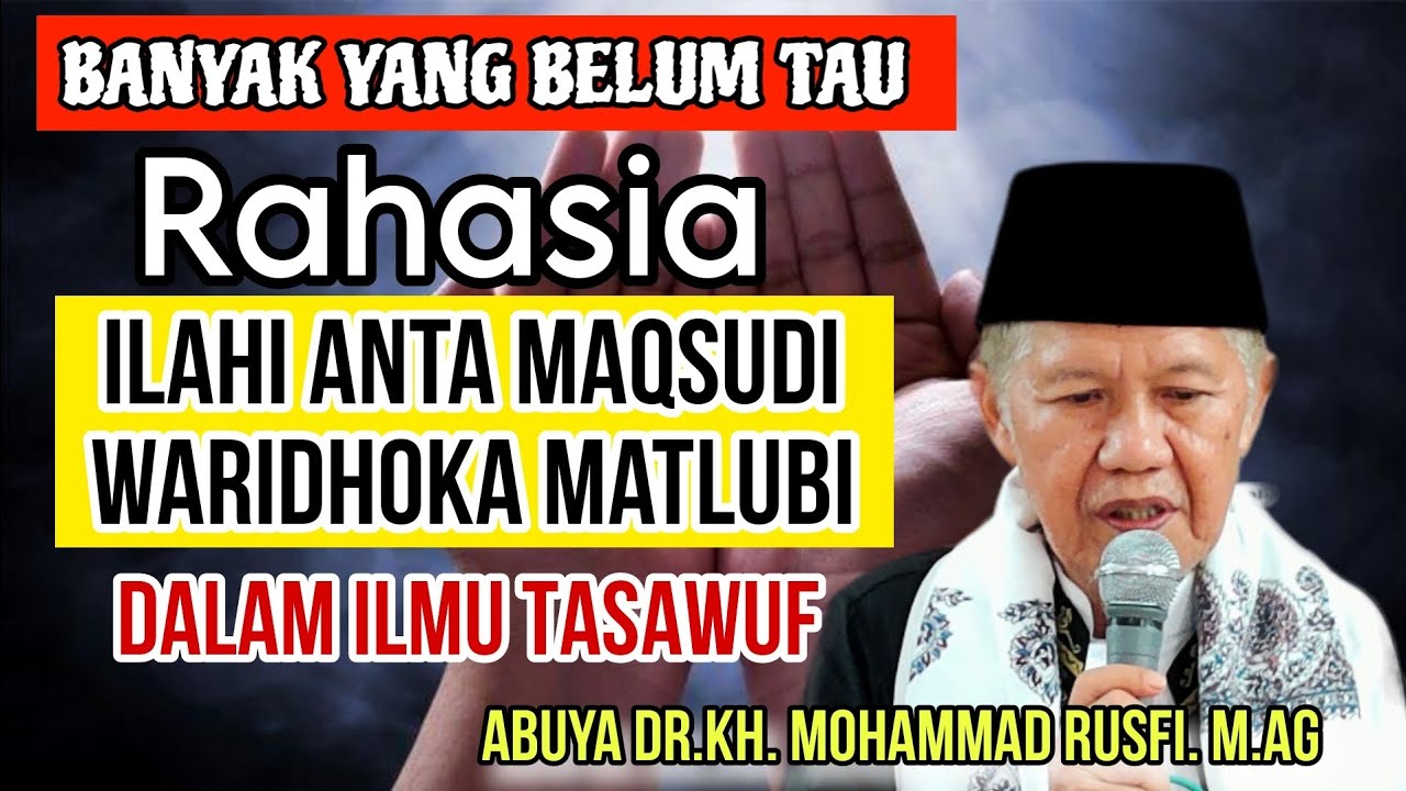 Ngaji Bareng Buya Rusfi Banyak yang belum tau rahasia ini dalam ilmu tasawuf