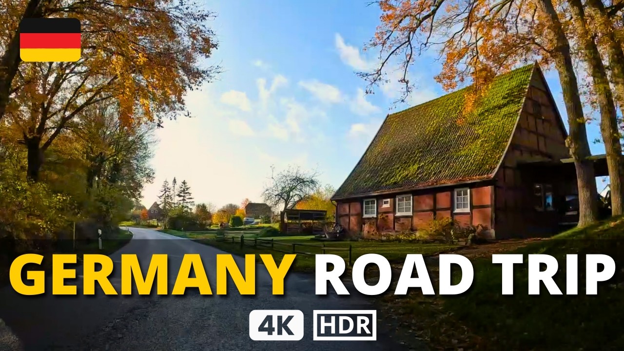 ✨ Enchanting GERMANY Drive - Countryside ROUTE & HIGHWAY from IBBENBÜREN to GREVEN via TECKLENBURG 🍁