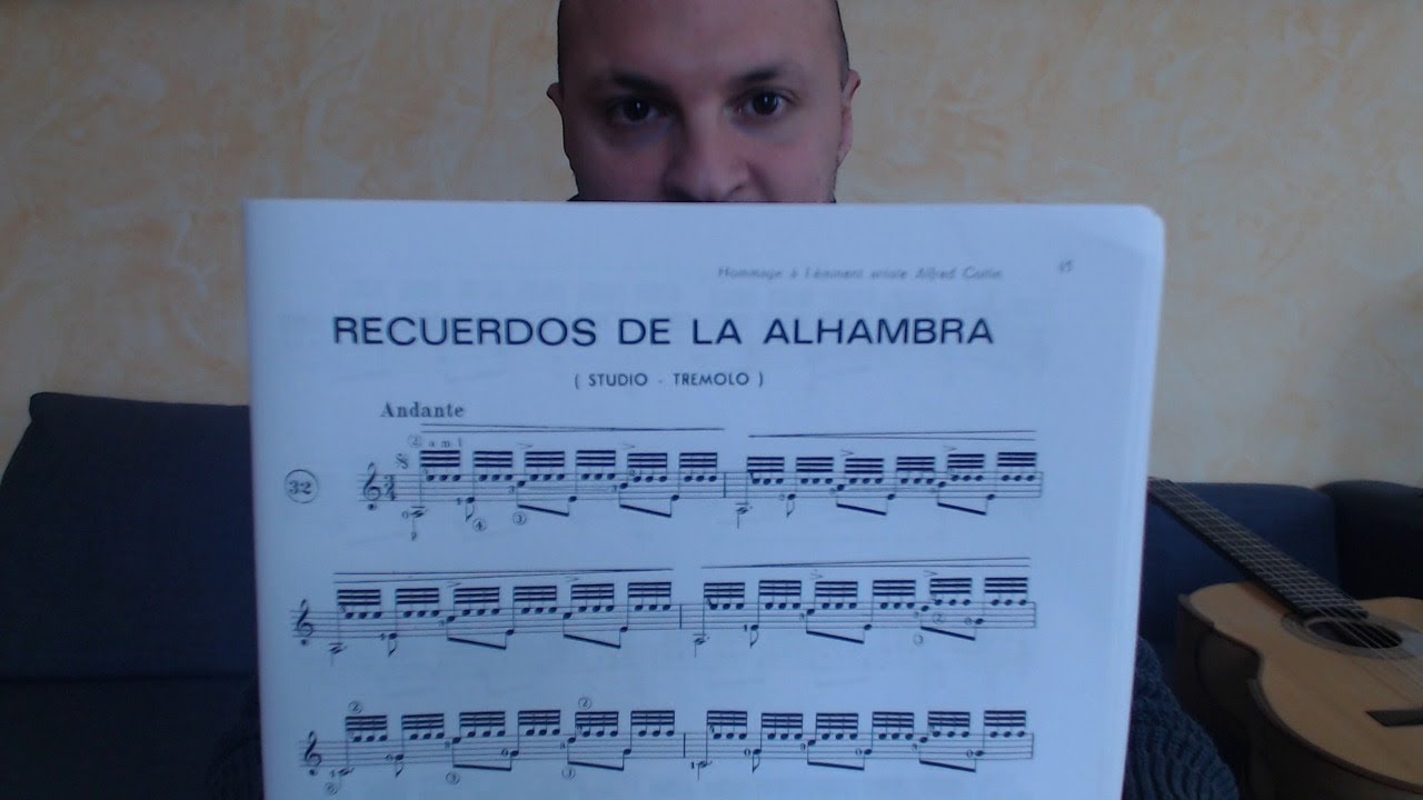 RECUERDOS DE LA ALHAMBRA chitarra 