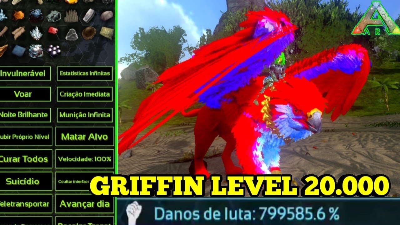 Ark mobile ||Taming Griffin Level 20,000 (Grifo Level 20.000)