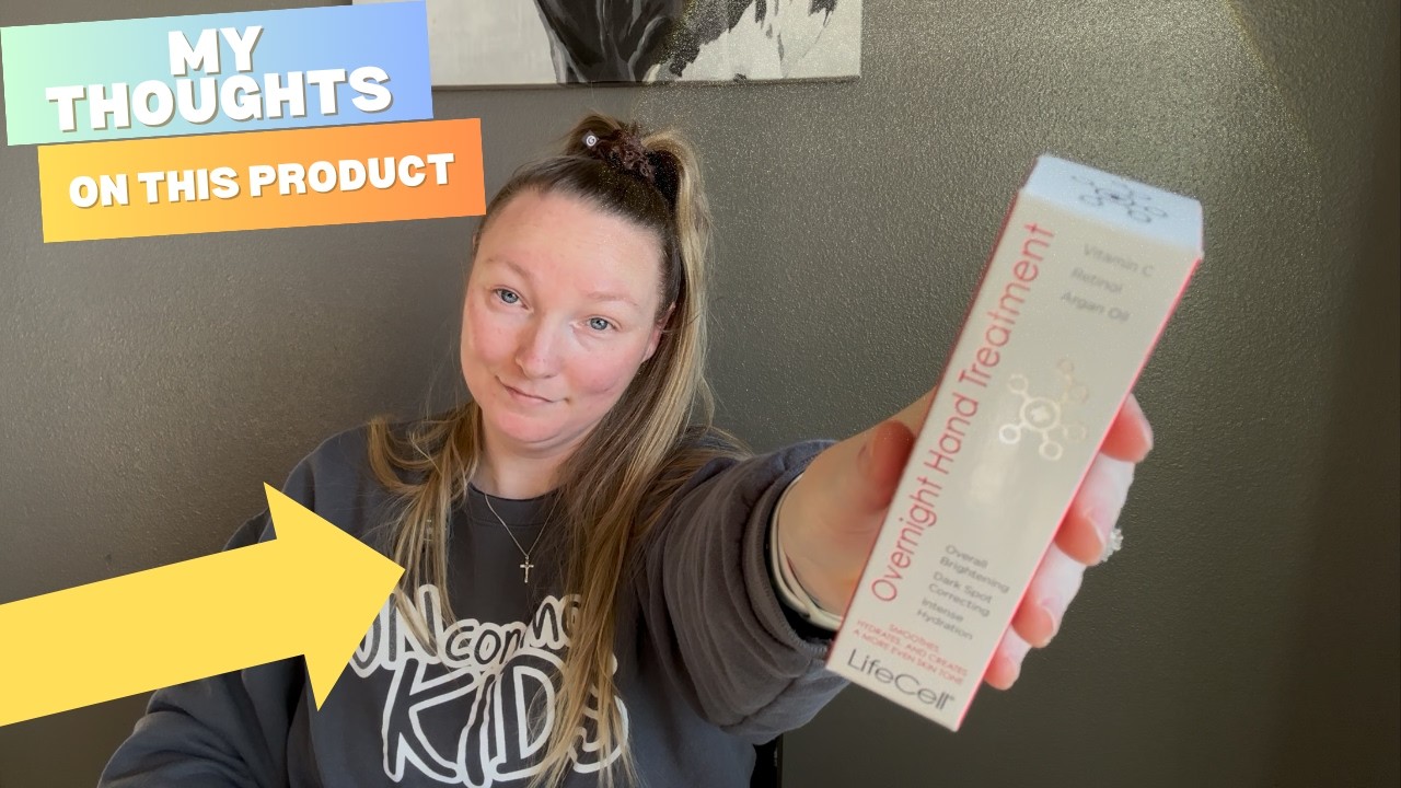 LifeCell Retinol + Vitamin C Overnight Hand Treatment Review #ad #amazoninfluencer