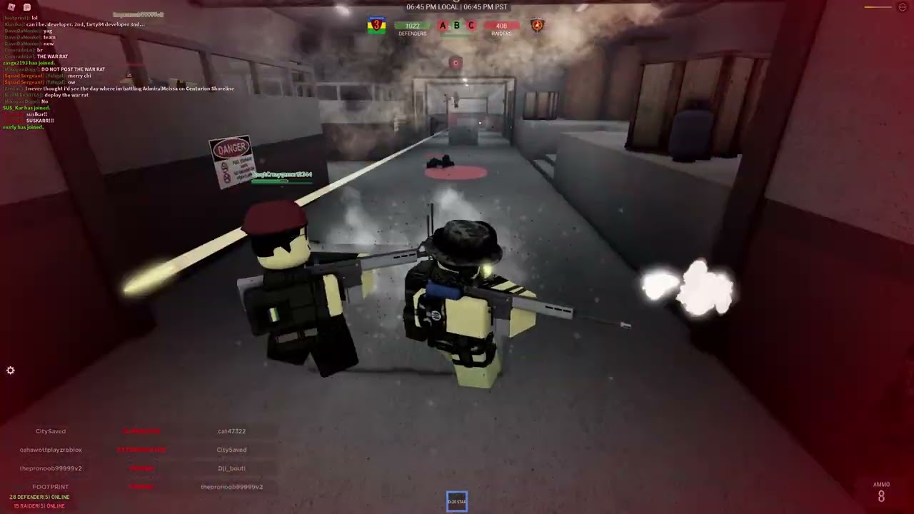 3ND : Defense : 3ND vs KINGDOM OF ROBLOXIA @ CENTURION SHORELINE