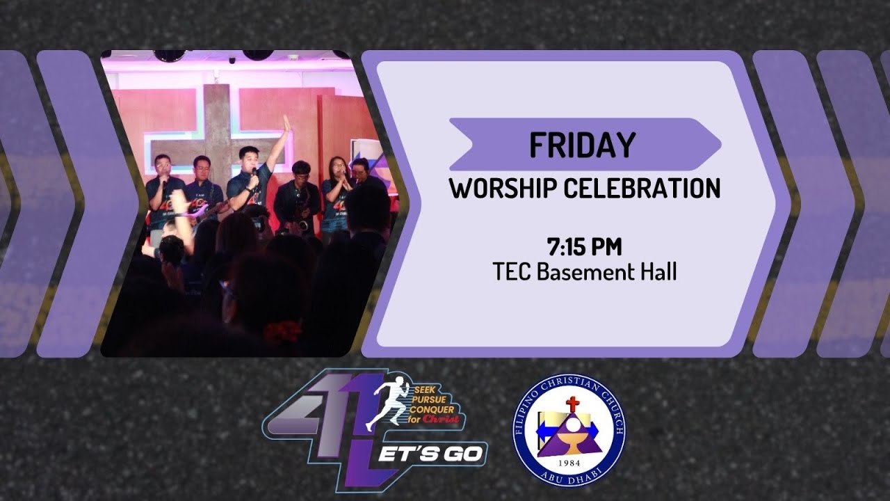 Friday Worship Celebration - God's Covenant to His People: Salvation Leads to Holiness