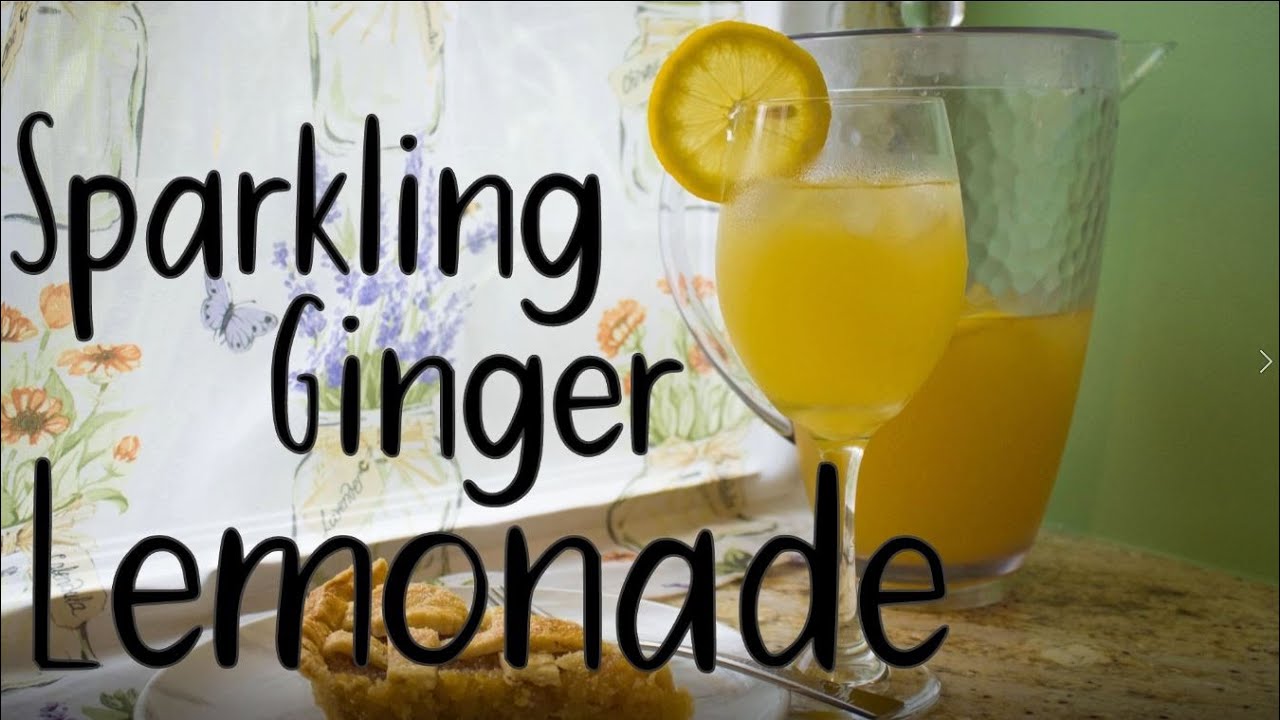 Sparkling Ginger Lemonade