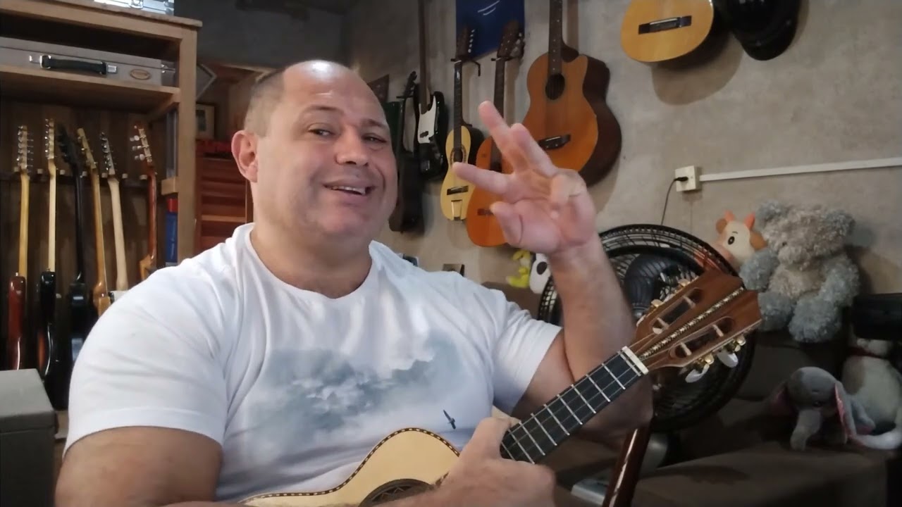 aula de cavaco (cavaquinho) harmonia funcional básica 2