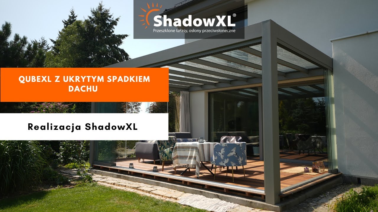 QubeXL – szklana weranda, która zmienia taras w strefę premium / Realizacja ShadowXL