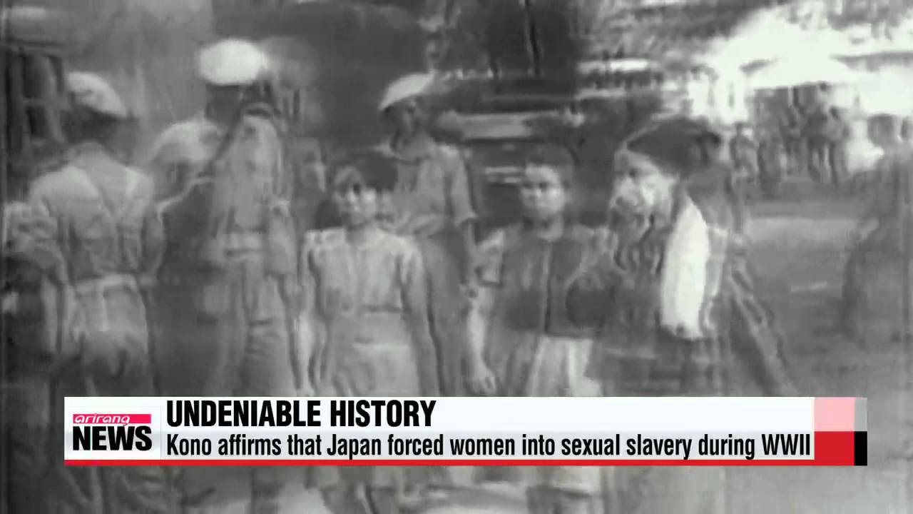 Kono affirms that Japan forced women into sexual slavery during WWII   고노요헤이 ＆qu