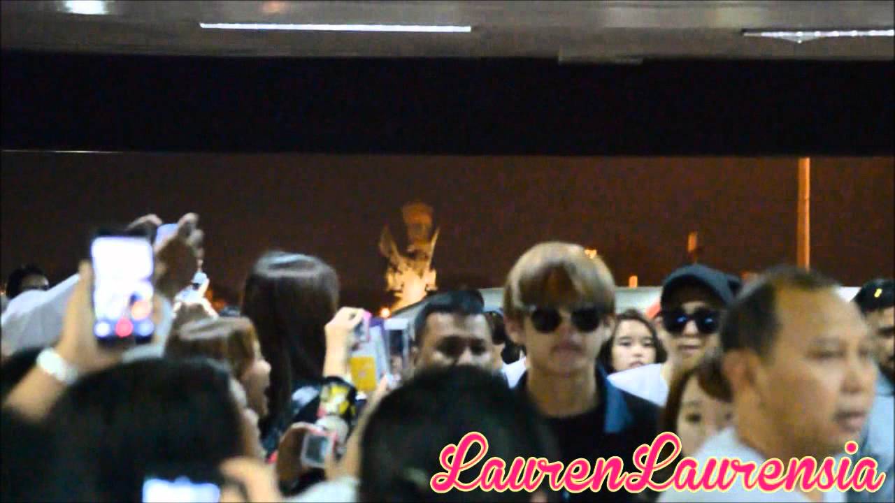 150911 BTS (방탄소년단) @ Soekarno Hatta International Airport ( Departure to Haneda )
