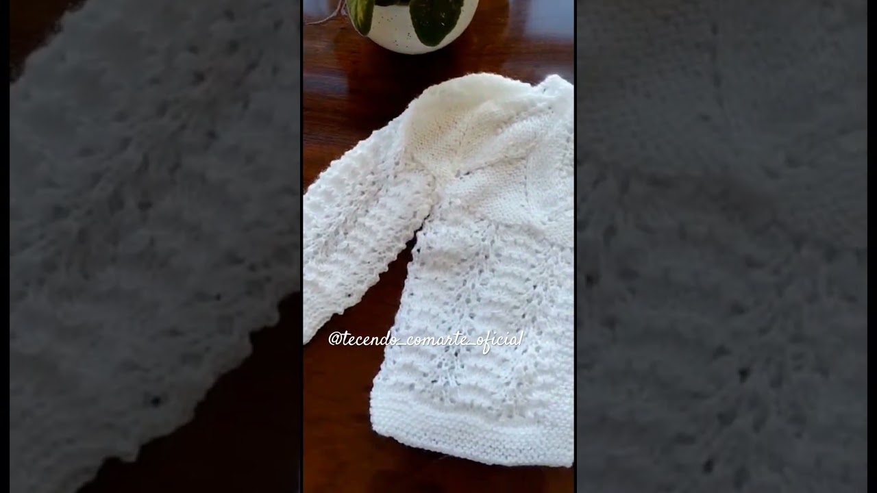 Tric&ocirc; para beb&ecirc;, feito &agrave; m&atilde;o, pontinho por pontinho! @tecendo_comarte_oficial