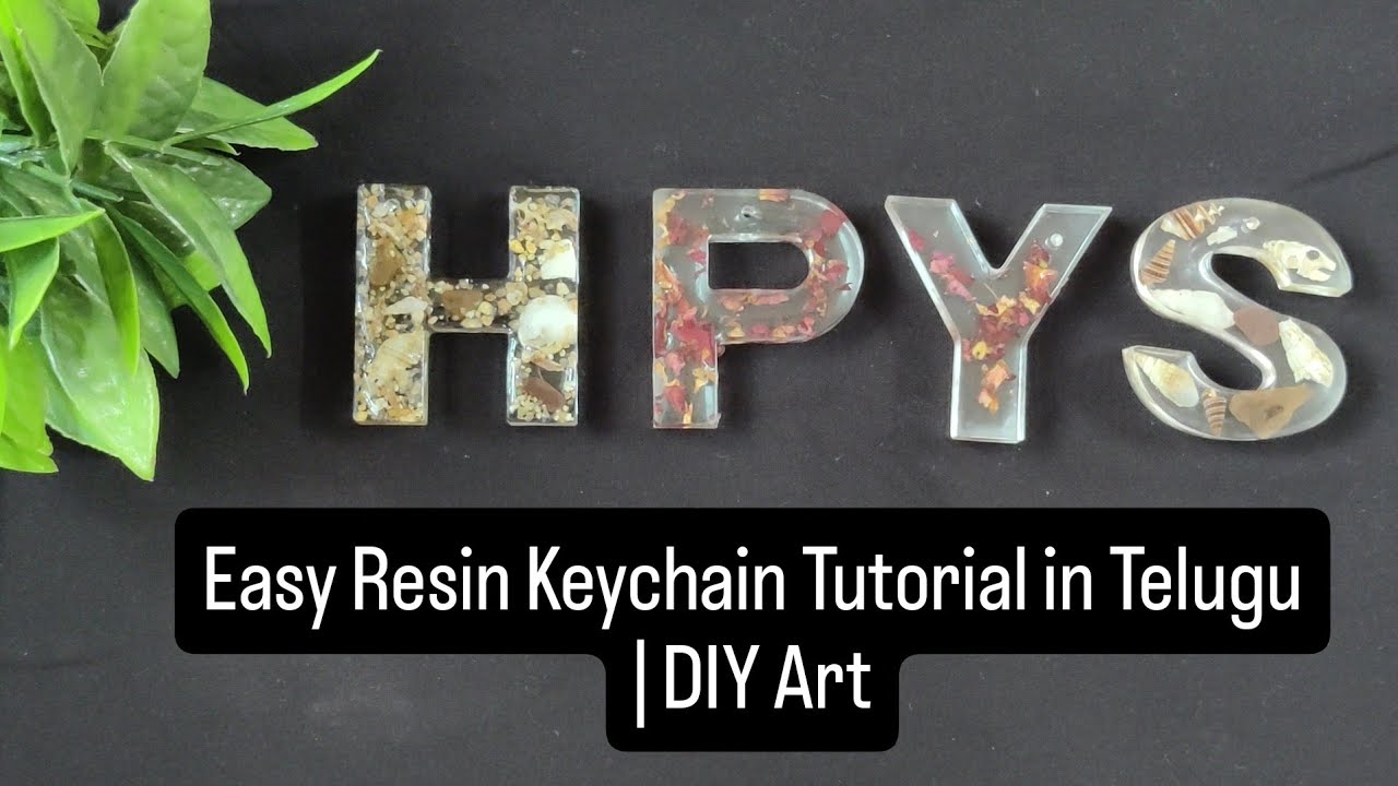 Resin Keychains Making Process | Step by Step Tutorial 
