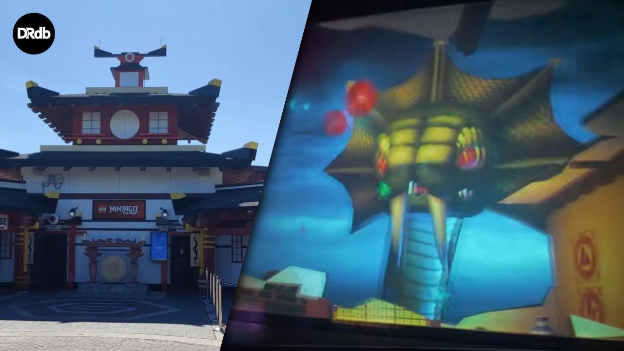 Ninjago The Ride - Legoland Florida (Onride POV)
