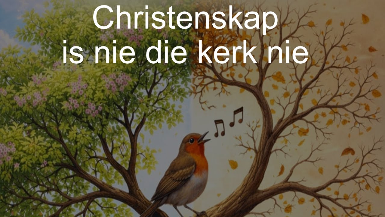 Christenskap is nie die kerk nie