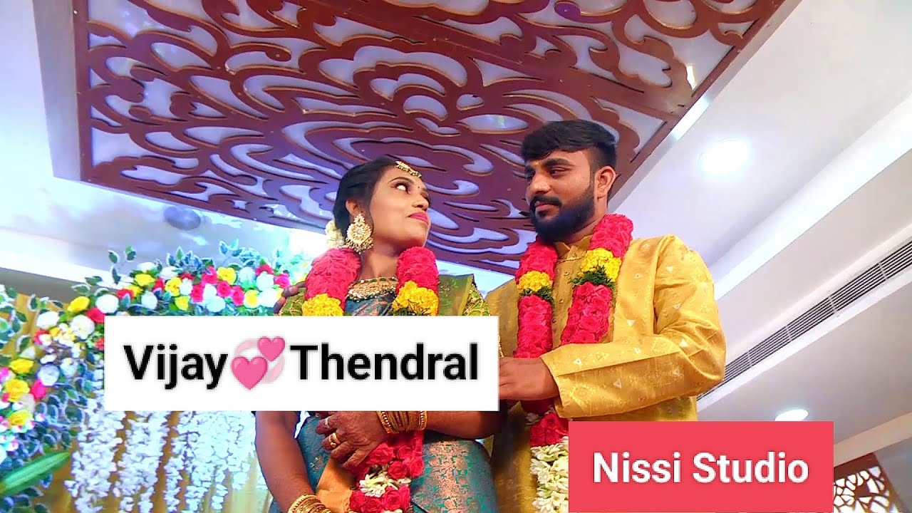 vijay💞Thendral|wedding Reception|Nissi studio|Promo