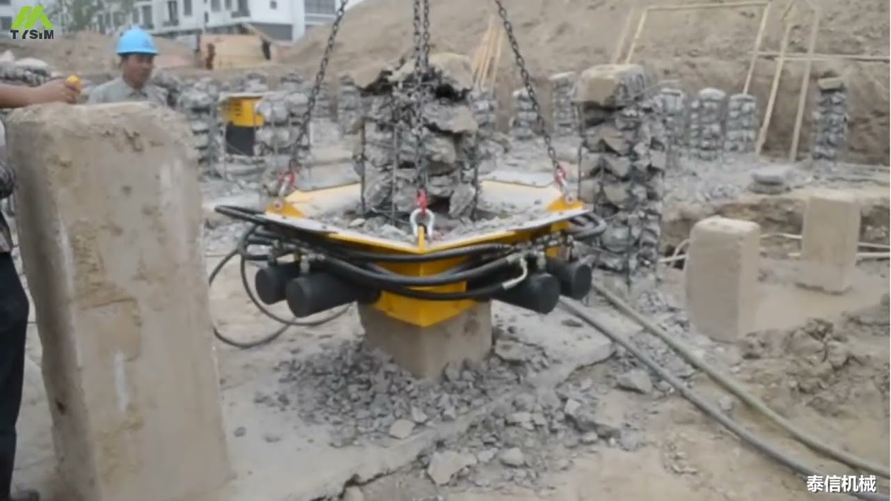 How does Hydraulic Pile Breaker work?