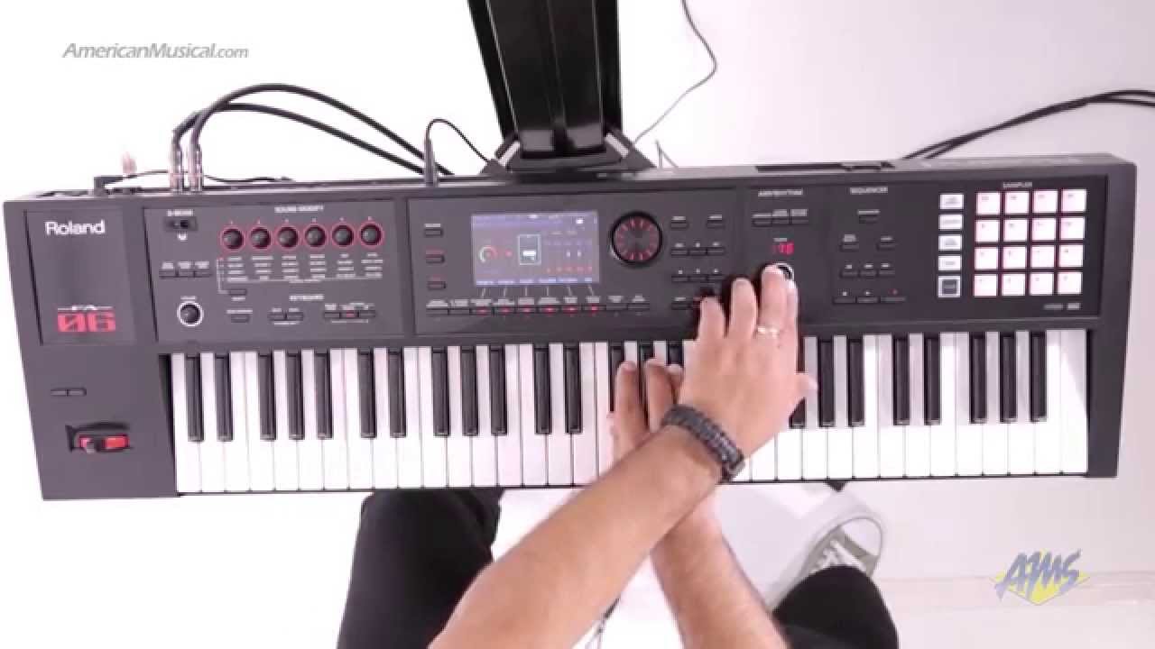 Roland FA-06 Synthesizer Workstation Keyboard - SuperNATURAL Synth