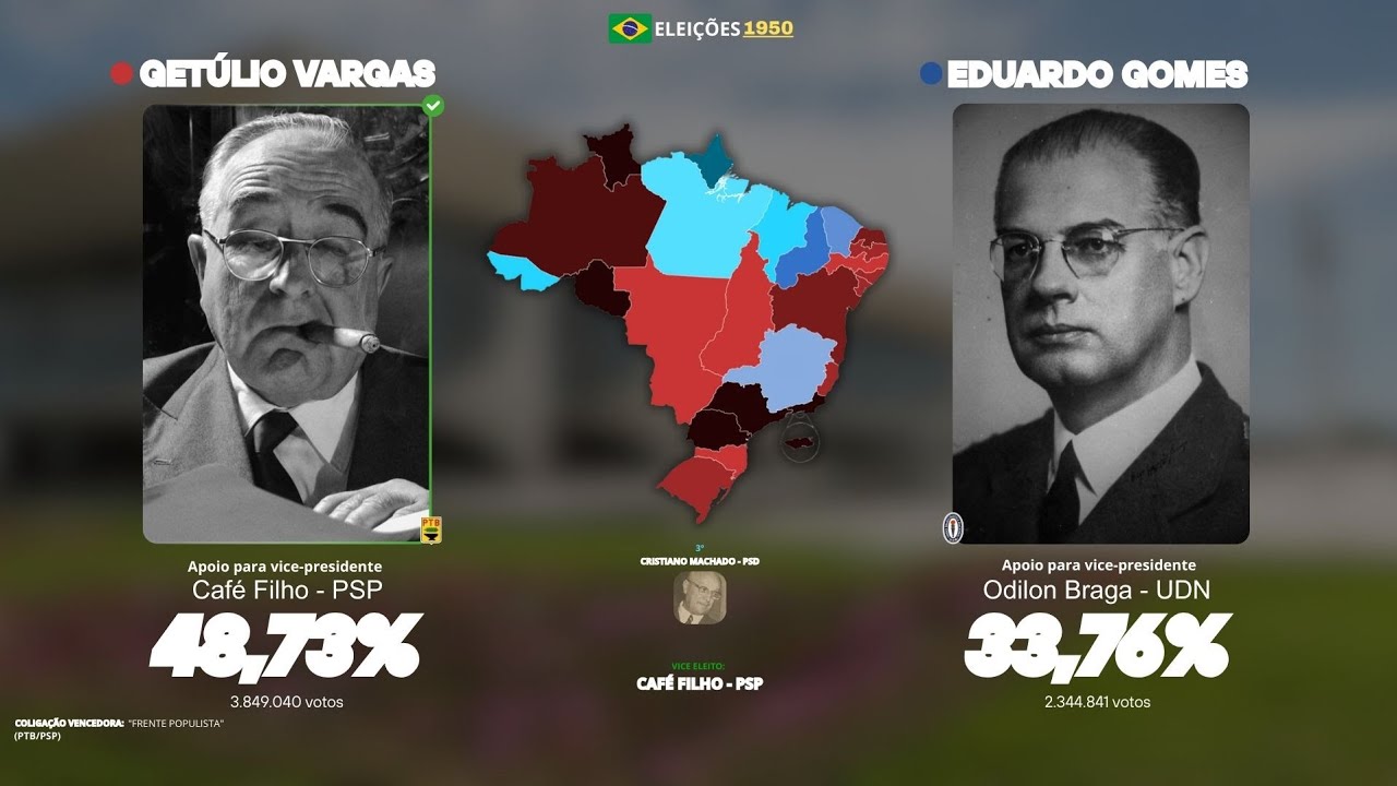 TODAS as elei&ccedil;&otilde;es presidenciais do Brasil | 1891-2022