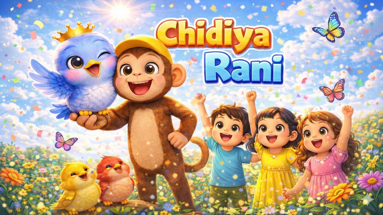 Chidiya Rani | Bandar Mama Songs | Hindi Rhymes for Kids