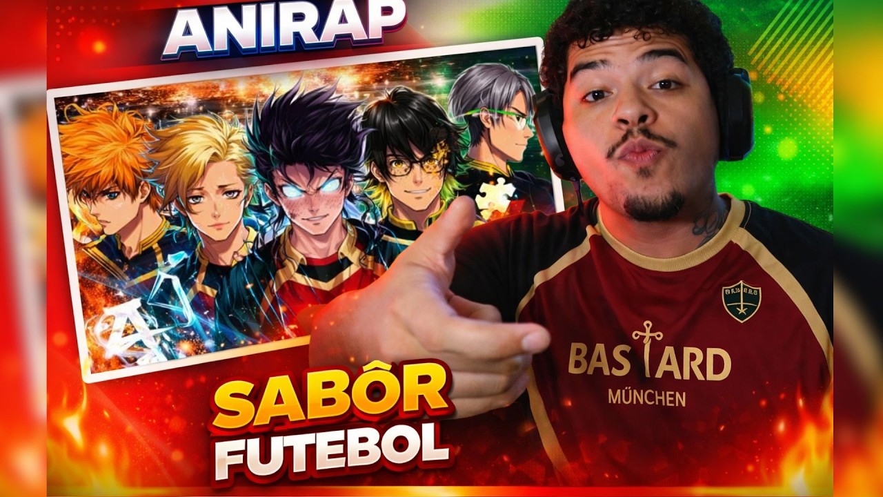 ANIME SABÔR FUTEBOL | REACT ♪ Bastard X Barcha (Blue Lock) | Liga Neo Egoísta PT 1 | AniRap