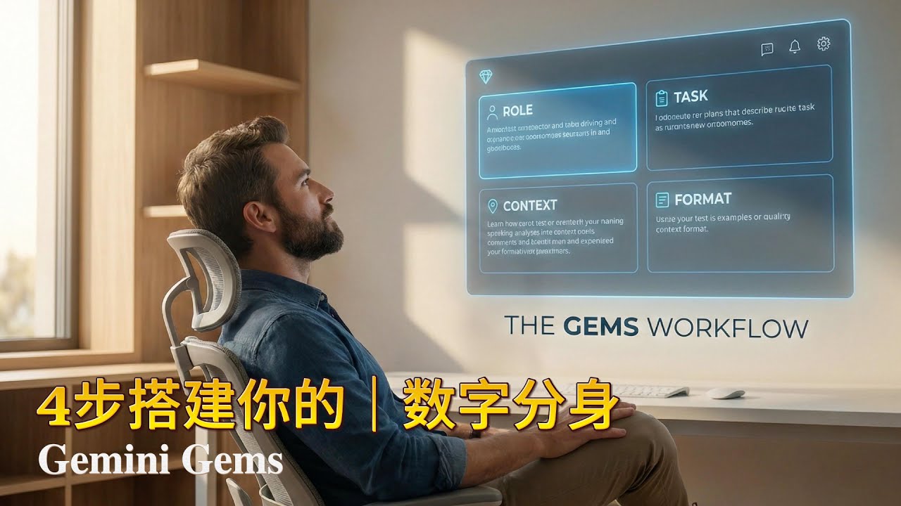 Gemini Gems 系统化指南｜4步 SOP 搭建数字分身｜告别碎片指令，从方案整理到结构拆解的系统化实战